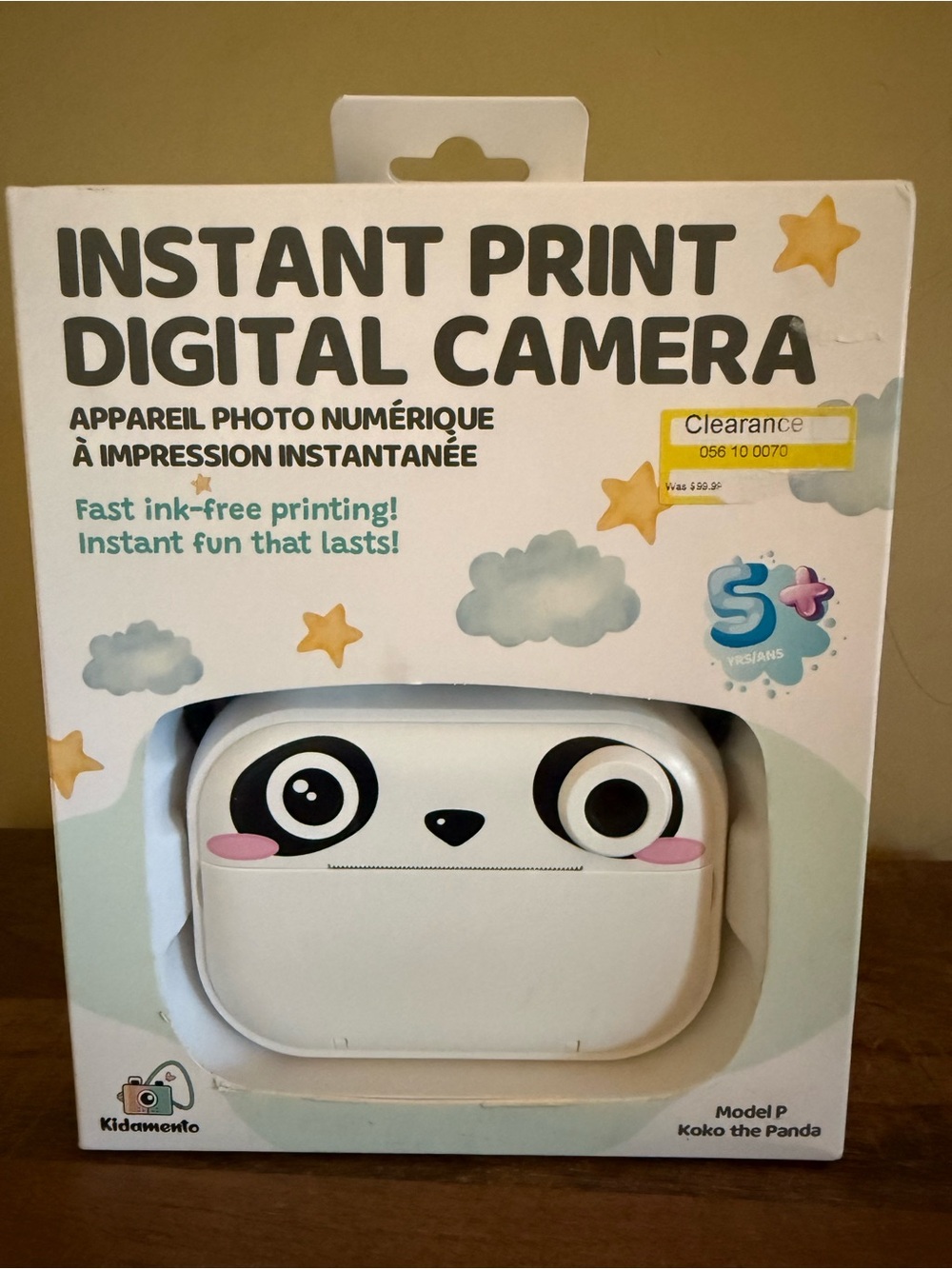 Instant Print Digital Camera -Kidamento Koko the Panda - Picture 5 of 10